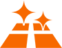 A black and orange background with two orange crosses.